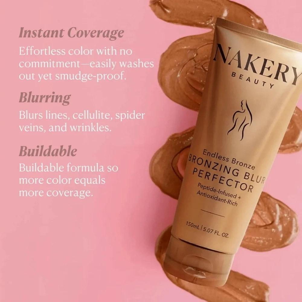 Nakery Beauty Endless Bronze™ Bronzing Blur Perfector, 150ml/5.09fl.oz. NEW